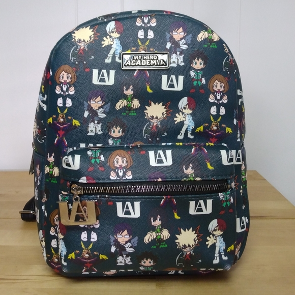 MY HERO ACADEMIA CHIBI CHARACTER MINI BACKPACK - Picture 1 of 14